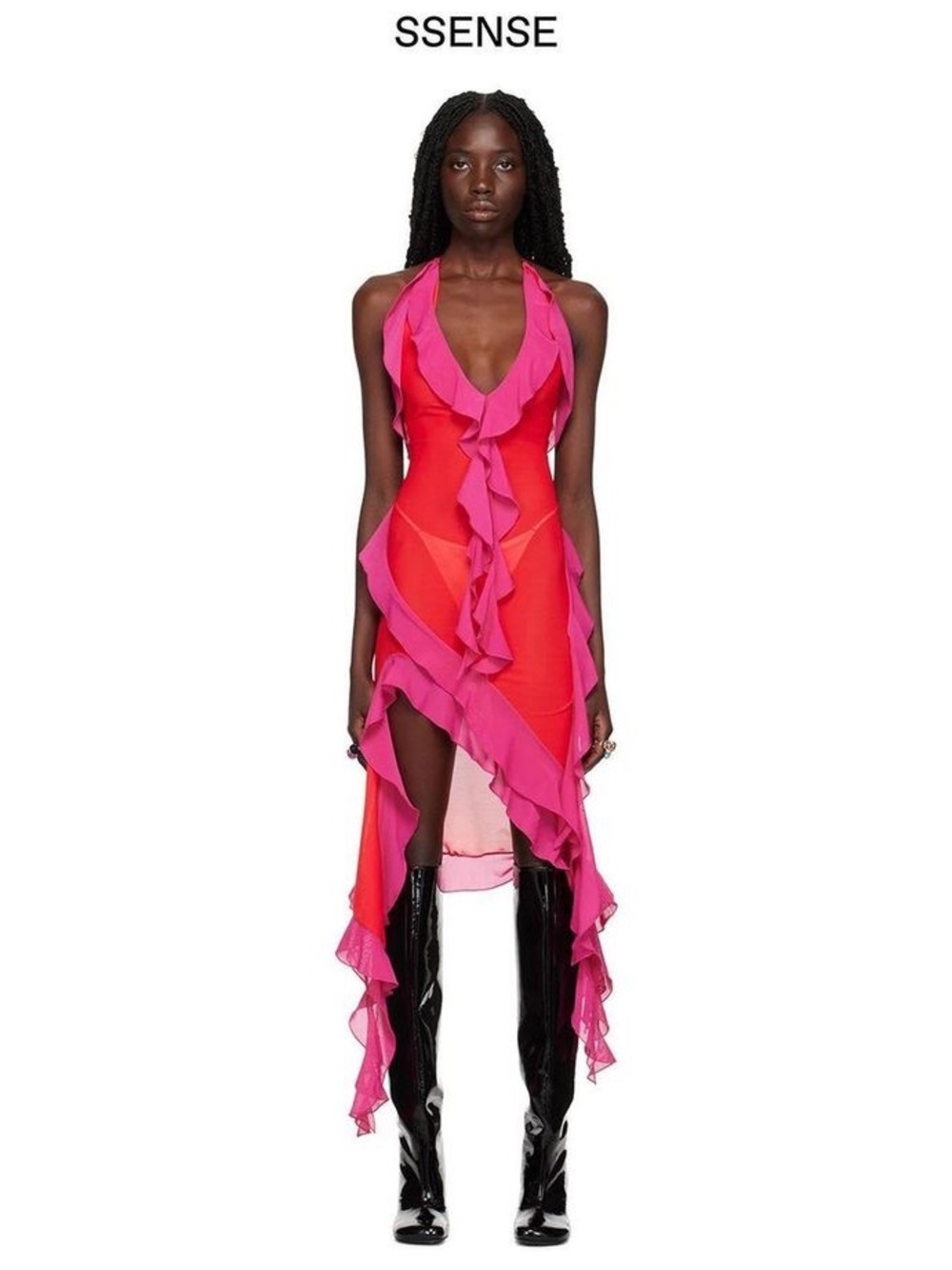 FANCÌ CLUB RUFFLE DRESS